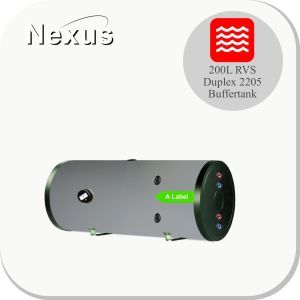 Nexus RVS Liggende Buffertank PWT-200H