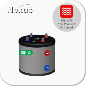 Nexus RVS Buffertank PWT-50/WM-C8