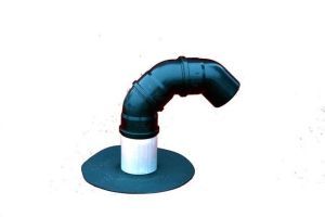 Ecoflox dakdoorvoer verlijmbaar voor bitumen en EPDM ø90mm