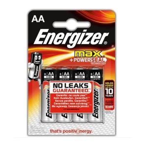 Energizer Max 1,5V batterij AA/LR6 alkaline set 4 stuks