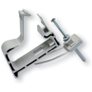 Speed Clip kuntsstof leidingdrager met 6mm slagplug 3/8x5/8