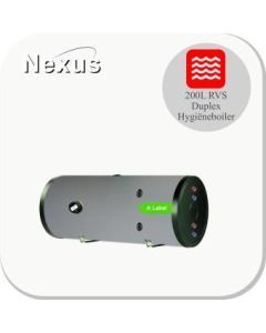 Nexus RVS PAWT-200H XL-LE1 Horizontale Hygiëne Boiler - 200L