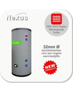 Nexus RVS PAWT-500 XL-LE1 32mm Hygiëne Boiler - 500L