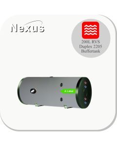 Nexus RVS Liggende Buffertank PWT-200H