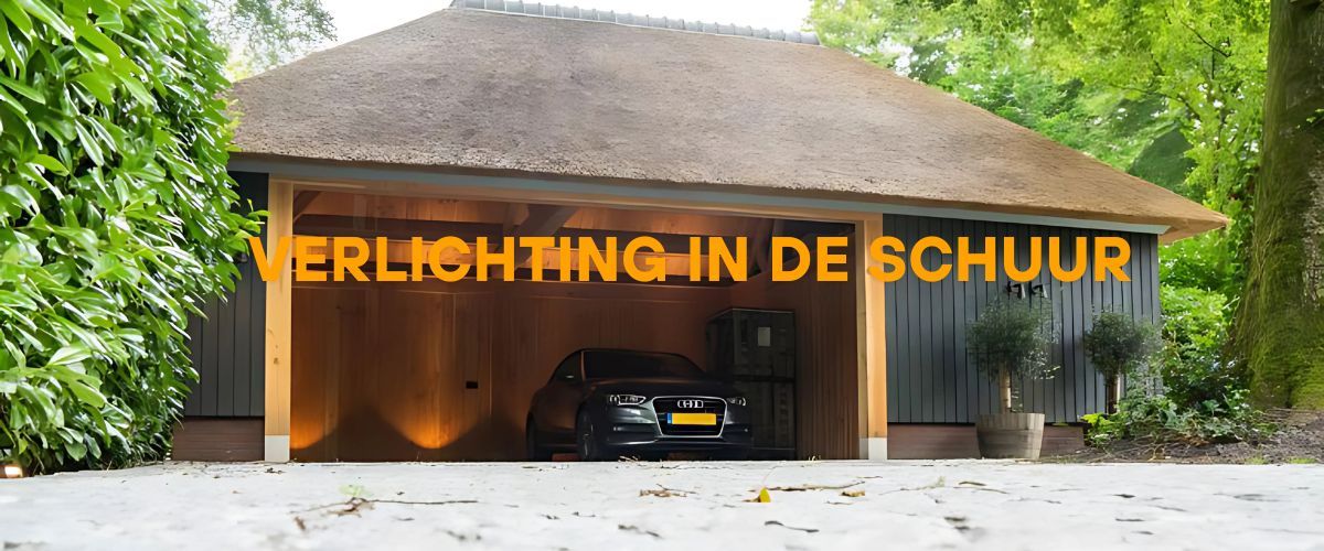 Verlichting in de schuur